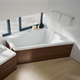 Duravit Paiova Eck-Badewanne 180 x 140 cm Ecke rechts
