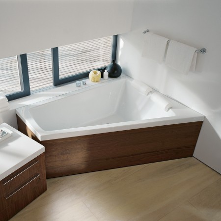 Duravit Paiova Eck-Badewanne 180 x 140 cm Ecke rechts