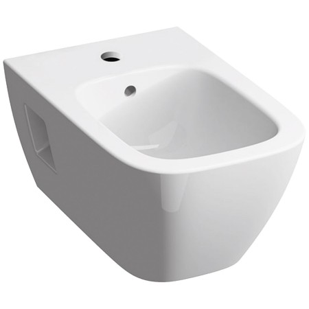 Geberit Renova Plan Square Wandbidet, teilgeschlossenen Form
