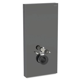 Geberit Monolith Plus Sanitärmodul für Wand-WC, 101 cm, Frontverkleidung aus Glas