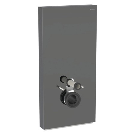 Geberit Monolith Plus Sanitärmodul für Wand-WC, 101 cm, Frontverkleidung aus Glas