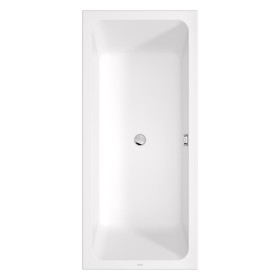 Duravit D-Code Rechteck-Badewanne 180 x 80 cm mit Mittelablauf