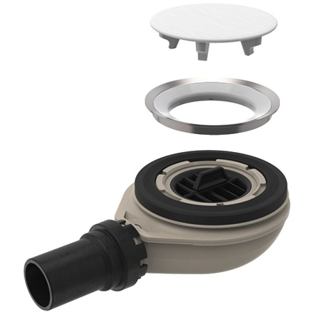 Geberit Duschwannenablauf, zu Setaplano Duschfläche, Sperrwasserhöhe 3 cm