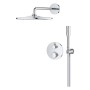 GROHE Precision Duschsystem Unterputz mit Vitalio Rain Mono 310, rund