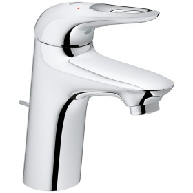 GROHE Eurostyle Einhand-Waschtischbatterie DN 15 S-Size, offener Metall-Hebelgriff, mit Ablaufgarnitur