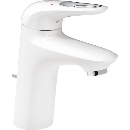 GROHE Eurostyle Einhand-Waschtischbatterie DN 15 S-Size, offener Metall-Hebelgriff, mit Ablaufgarnitur