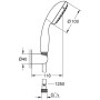 GROHE Tempesta 100 Wandhalterset mit 2 Strahlarten