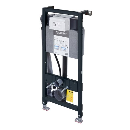 Duravit DuraSystem WC-Element, Geruchsabsaugung manuell, pulverbeschichtet