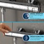 GROHE Precision Start Thermostat-Brausebatterie 1/2" mit Brausegarnitur 60 cm