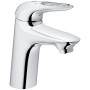 GROHE Eurostyle Einhand-Waschtischbatterie DN 15 S-Size, offener Metall-Hebelgriff, ohne Ablaufgarnitur