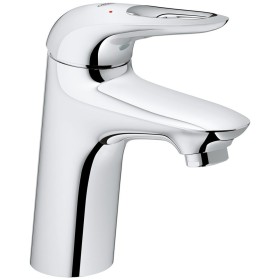 GROHE Eurostyle Einhand-Waschtischbatterie DN 15 S-Size, offener Metall-Hebelgriff, ohne Ablaufgarnitur