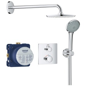 GROHE Grohtherm Duschsystem Unterputz mit Rainshower Cosmopolitan 210