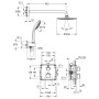 GROHE Grohtherm Duschsystem Unterputz mit Rainshower Cosmopolitan 210