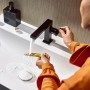 hansgrohe Tecturis E Einhebel-Waschtischarmatur 110 Fine CoolStart wassersparend+ mit Push-Open Ablaufgarnitur