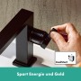 hansgrohe Tecturis E Einhebel-Waschtischarmatur 110 Fine CoolStart wassersparend+ mit Push-Open Ablaufgarnitur