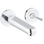 GROHE Eurodisc Joy 2-Loch Waschtisch-Wandbatterie Ausladung 23 cm