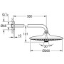 GROHE Euphoria 260 SmartControl Kopfbrauseset, 3 Strahlarten, Wandanschluss