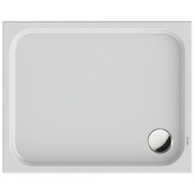 Duravit D-Code Rechteck Duschwanne 100 x 80 cm mit Antislip