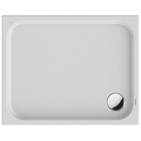 Duravit D-Code Rechteck Duschwanne 100 x 80 cm mit Antislip