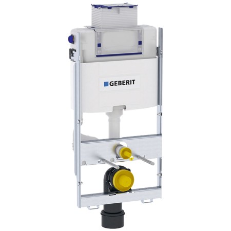 Geberit GIS Element Wand-WC 100 cm mit Omega UP-Spülkasten 12 cm, für Betätigung von oben oder von vorne