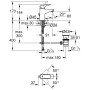 GROHE BauFlow Einhand-Waschtischbatterie S-Size