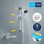 GROHE Precision Get Thermostat-Brausebatterie 1/2" mit Brausegarnitur 60 cm