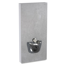 Geberit Monolith Plus Sanitärmodul für Wand-WC, 101 cm, Frontverkleidung aus Steinzeug
