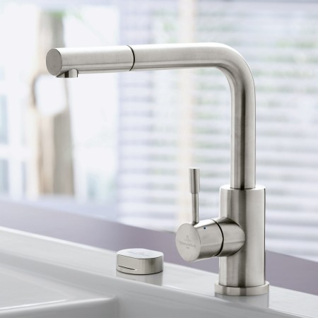 Villeroy & Boch Steel Shower Einhebel-Küchenarmatur, Niederdruck