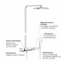 GROHE Rainshower Duschsystem SmartControl 360 Mono mit Thermostatbatterie