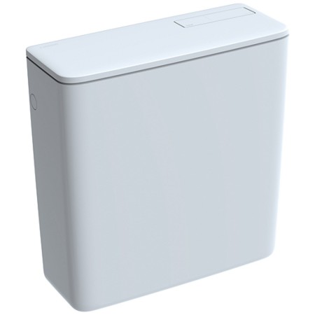 Geberit AP-Spülkasten AP128, Spül-Stopp-Spülung, Wasseranschluss hinten mittig oder seitlich