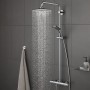 GROHE Vitalio Kopfbrause 3 Stahlarten