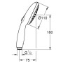 GROHE Vitalio Start 110 Handbrause mit 2 Strahlarten