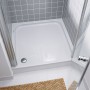 Duravit D-Code Viertelkreis-Duschwanne 90 x 90 cm mit Antislip