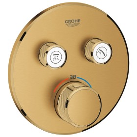GROHE Grohtherm SmartControl Thermostat Fertigmontageset mit 2 Absperrventilen, runde Ausführung