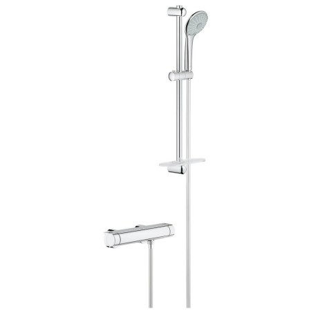 GROHE Grohtherm 2000 Thermostat-Brausebatterie mit Brausegarnitur