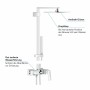 GROHE Euphoria Cube XXL Duschsystem 230 mit Einhandmischer für Wandmontage