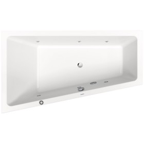 Duravit No. 1 Trapez-Whirlwanne Jet Project 150 x 80 cm mit 1 Rückenschräge links Duravit No. 1 Trapez-Whirlwanne Jet Project 150 x 80 cm mit 1 Rückenschräge links