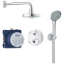 GROHE Grohtherm Duschsystem Unterputz mit Rainshower Cosmopolitan 160