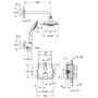 GROHE Grohtherm Duschsystem Unterputz mit Rainshower Cosmopolitan 160