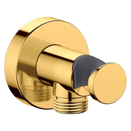 Duravit Wandanschlussbogen mit Brausehalter mit runder Rosette