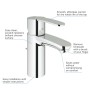 GROHE Wave Cosmopolitan Einhand-Waschtischbatterie, 1/2" S-Size