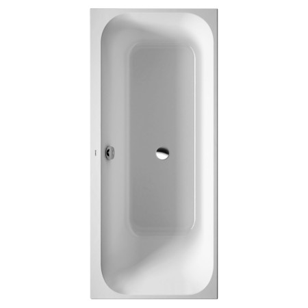 Duravit Happy D.2 Badewanne Rechteck 160 x 70 cm, Rückenschräge rechts