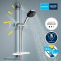 GROHE Vitalio Comfort 110 Brausestangenset 60 cm mit 2 Strahlarten, Duschablage