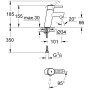GROHE Concetto Einhand-Waschtischbatterie ohne Ablaufgarnitur