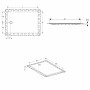 Geberit Setaplano Duschfläche 160 x 80 cm