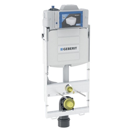 Geberit GIS Element für Wand-WC, 125 cm mit Sigma UP-Spülkasten 12 cm mit HS30 Hygienespülung