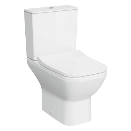 VitrA Integra Square Stand-WC-Kombi Tiefspüler spülrandlos VitrA Flush 2.0