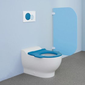 Geberit Bambini Stand-WC für Kinder, Tiefspüler, Rimfree