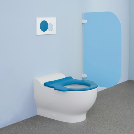 Geberit Bambini Stand-WC für Kinder, Tiefspüler, Rimfree