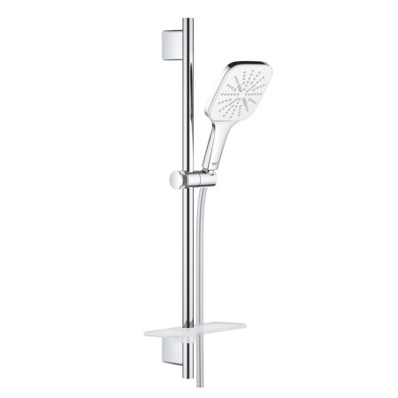 GROHE Rainshower SmartActive 130 Cube Brausestangenset, 3 Strahlarten, Brausestange 60 cm